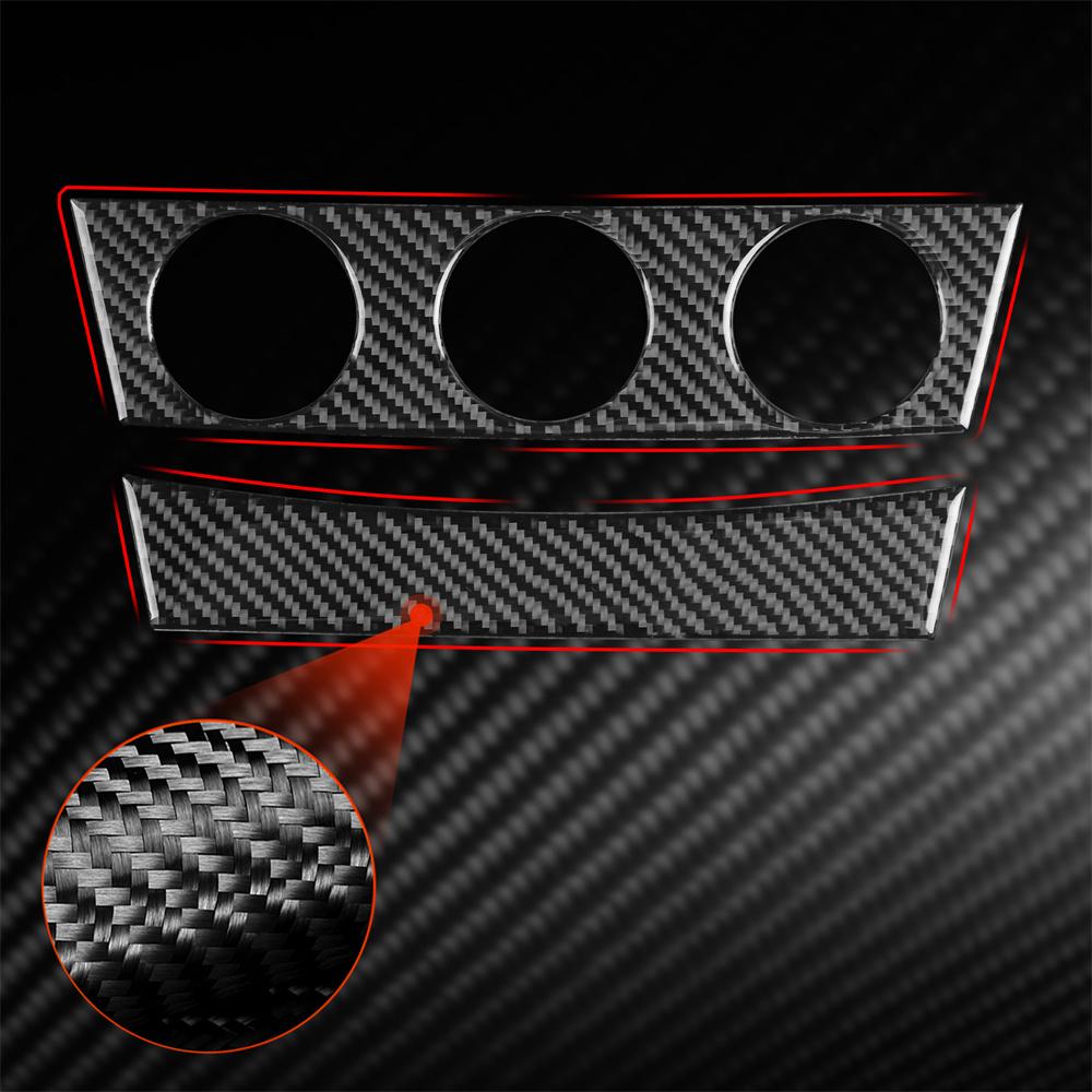 2Pcs Carbon Fiber Console Cover for Toyota Camry