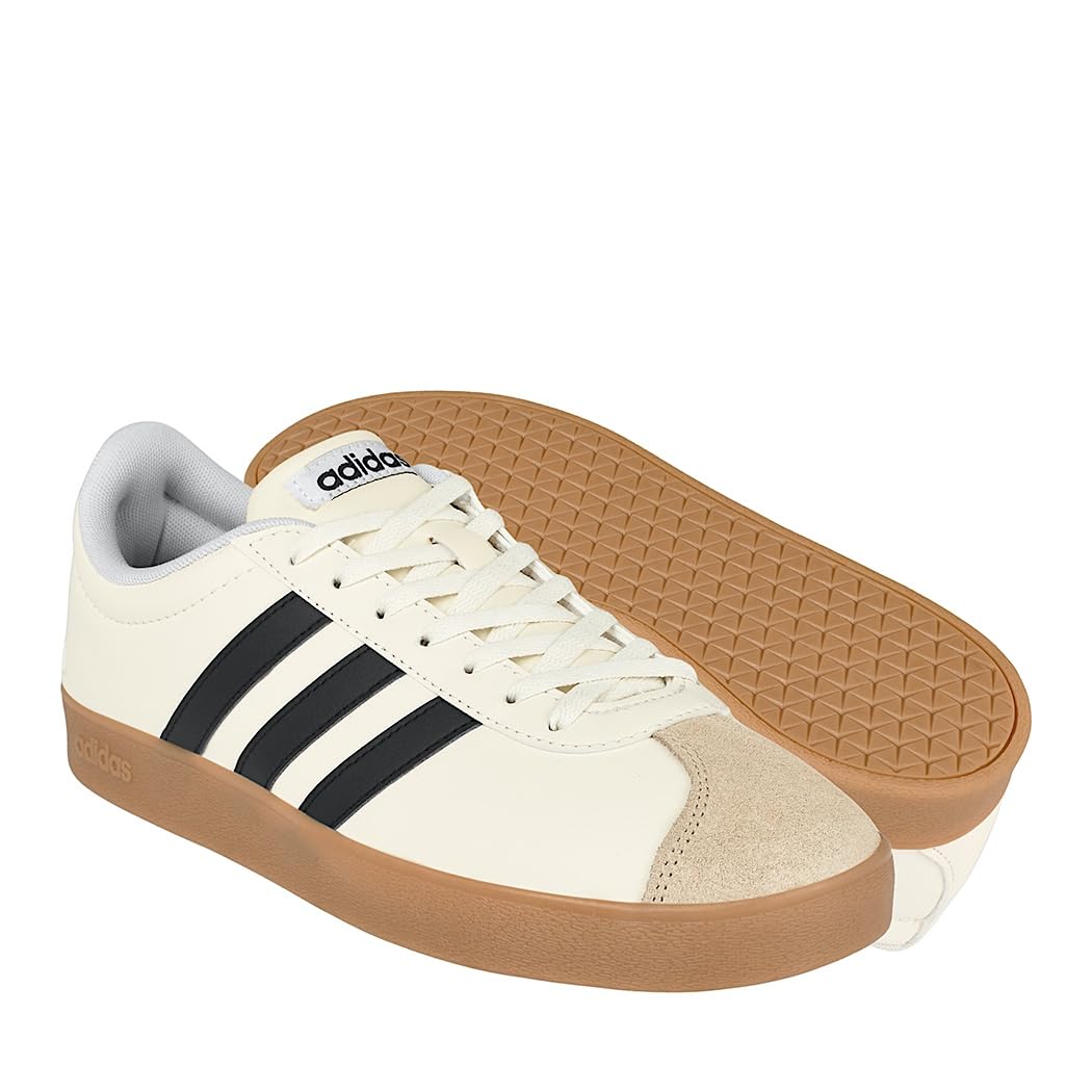 

Повседневные спортивные кроссовки Adidas Court Base с прочностью, идеально подходят для города. Размер и кроссовки, цвет Off-White, JH6339, Сцепление, (Слоновая кость, 27,5,