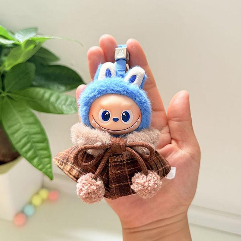 Mini Version 4.0 Vinyl Face Plush Blind Box Doll Clothes Christmas Set Small Nose Gaga Heart Bottom Password