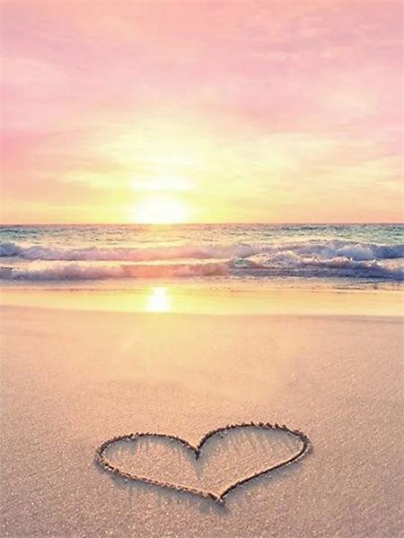 5D Diy Diamond Painting Mosaic Sunset Seaside Home Decor Full Square Round Embroidery Beach Landscape Wall Art