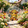 Suncatcher Stained Glass Puzzle Acrylic Pendant Light Refraction Window Hanging Jigsaw for Home Decor