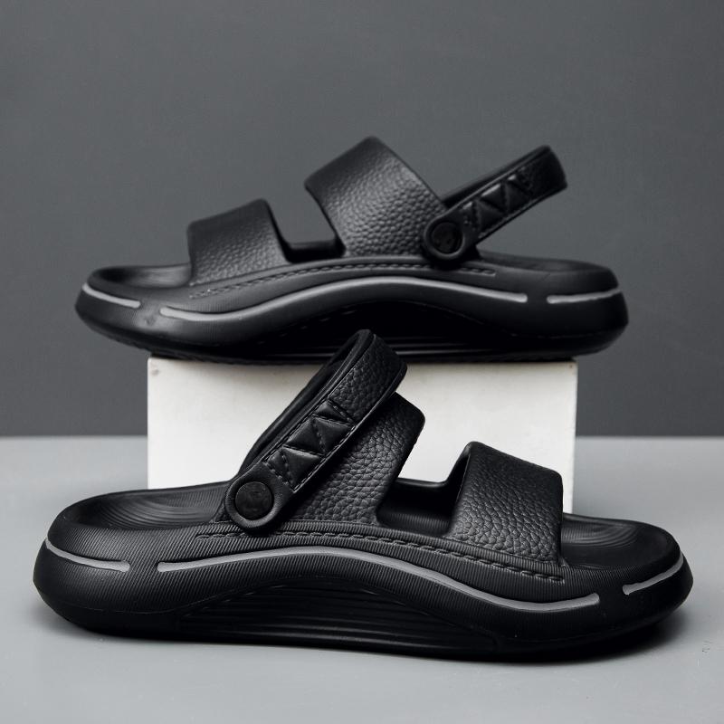 Summer New Men S Outdoor Sandals Slippers Beach Comfortable Clogs Soft Slides Men Casual Water Garden Shoes Men Beach Sandals 40-41