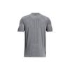 Under Armour Printed Round Neck Sports T-Shirt Men Tops Gray 1373724-012