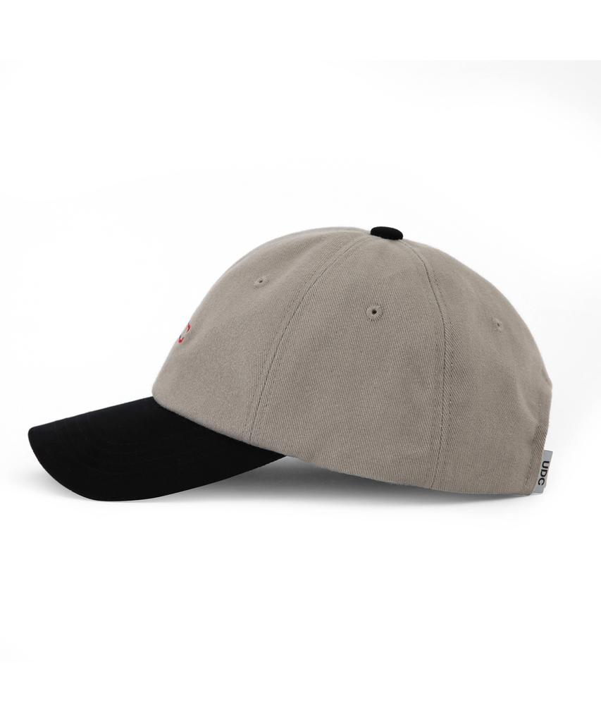 Eondeok Eonteulol Cotton Color Block Ball Cap Color Shadow / Classic Bb / Black Grey