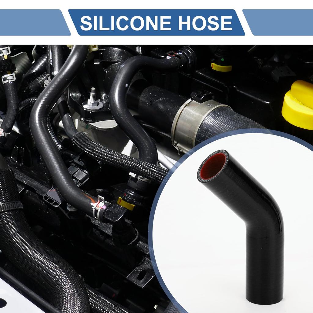 X AUTOHAUX Silicone Hose, Silicone Tube, 45 Degree Elbow, General