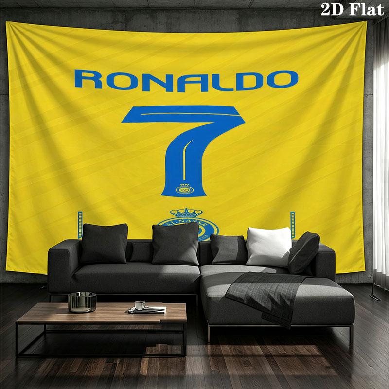 Ronaldinho Wall Tapestry Aesthetic Wall Hanging Printed Fabric Blanket Decorative Tapestries for Bedroom Living Room Home Decor