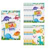 New Year Dinosaur-Themed Light Film Plastic Tote Gift Bag