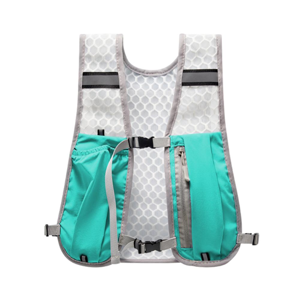 Outdoor Running Vest Bag Breathable Nylon Cycling Backpack Water Bottle Storage Backpack Marathon Cross-Country Running Backpack