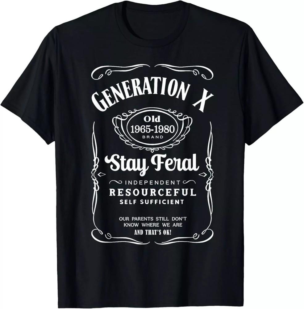 

Generation X Stay Feral T-Shirt Unisex T-Shirt XL