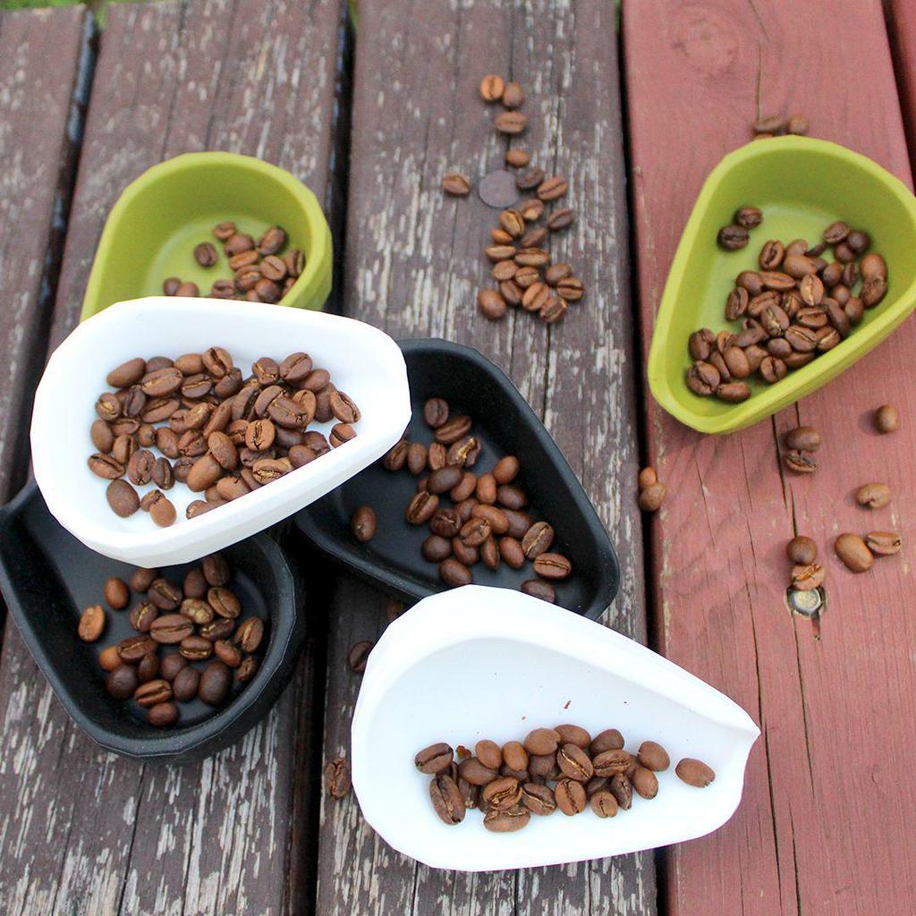 Silikonová odměrka na kávová zrna a servírovací miska, potravinářská kvalita, nádoba na pražená a zelená zrna