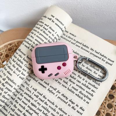 Silikonový ochranný kryt s retro přepínačem a Bluetooth sluchátky pro Airpods Pro 2/Airpods Pro/Airpods 3
