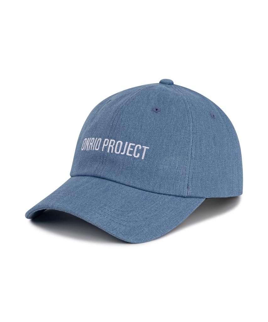 ONRIDPROJECT Denim Logo Ball Cap - Light Blue