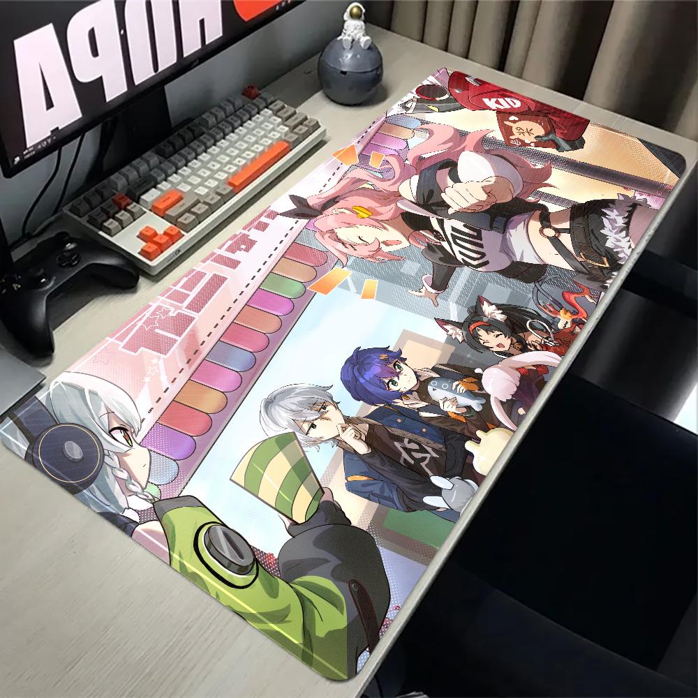 Fashion Video Game Zenless Zone Zero Nicole Derama Mouse Pad Gaming Accessories Large Cool Keyboard Desk Game Rubber No-slip Pad
