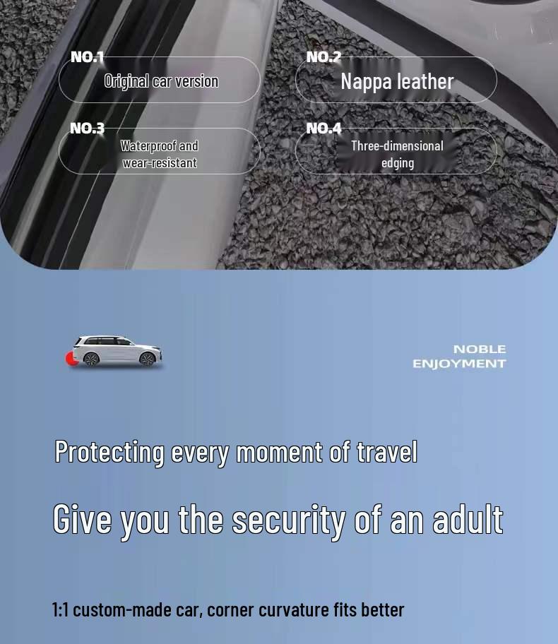 Ideal L7/L8/L9 Full Surround Car Floor Mats - Max Woman Air Carpet Pro