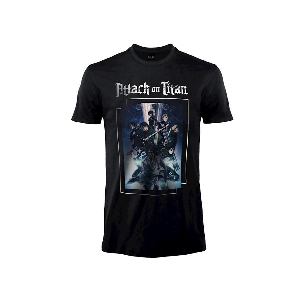 Genuine Attack On Titan Official TShirt Tee Black S