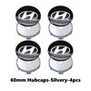 4pcs/set 3D Car Wheel Center Hub Caps Sticker Auto Emblem Wheel Center Cap For Hyundai i10 i20 i30 i40 ix20 ix35 ix55 Venuetgtg5