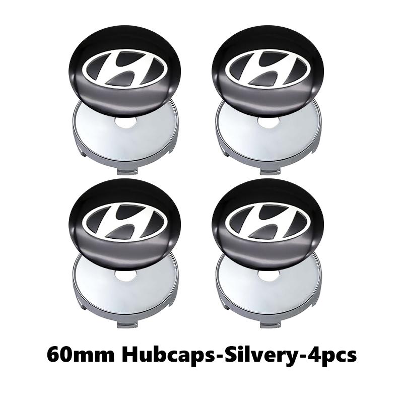 4pcs/set 3D Car Wheel Center Hub Caps Sticker Auto Emblem Wheel Center Cap For Hyundai i10 i20 i30 i40 ix20 ix35 ix55 Venuetgtg5