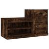VidaXL Armoire à chaussures chêne fumé 100x42x60 cm bois d'ingénierie 816421