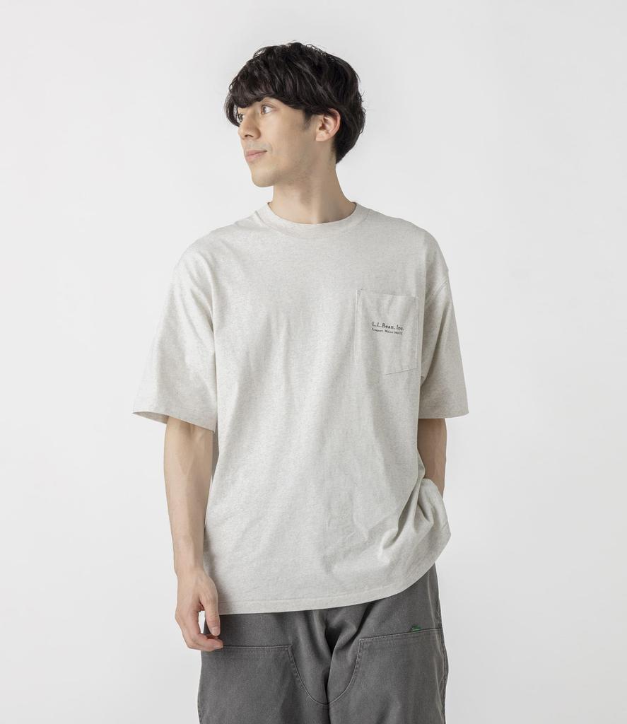 [L.L.Bean] Men's Morrill Short Sleeve Animal Graphic Tee, Size L, Trout, White, CK04209006