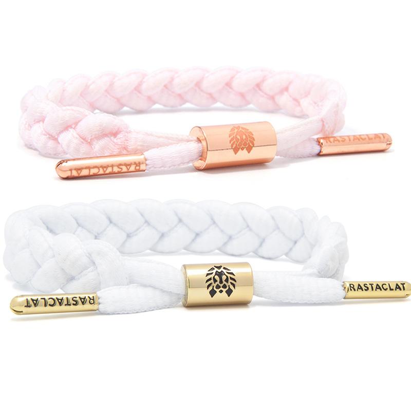 Rastaclat Little lion, white and pink, street hip-hop style, trendy niche, national trend, new Chinese style, polyester fiber, little lion RCDW2506 белый