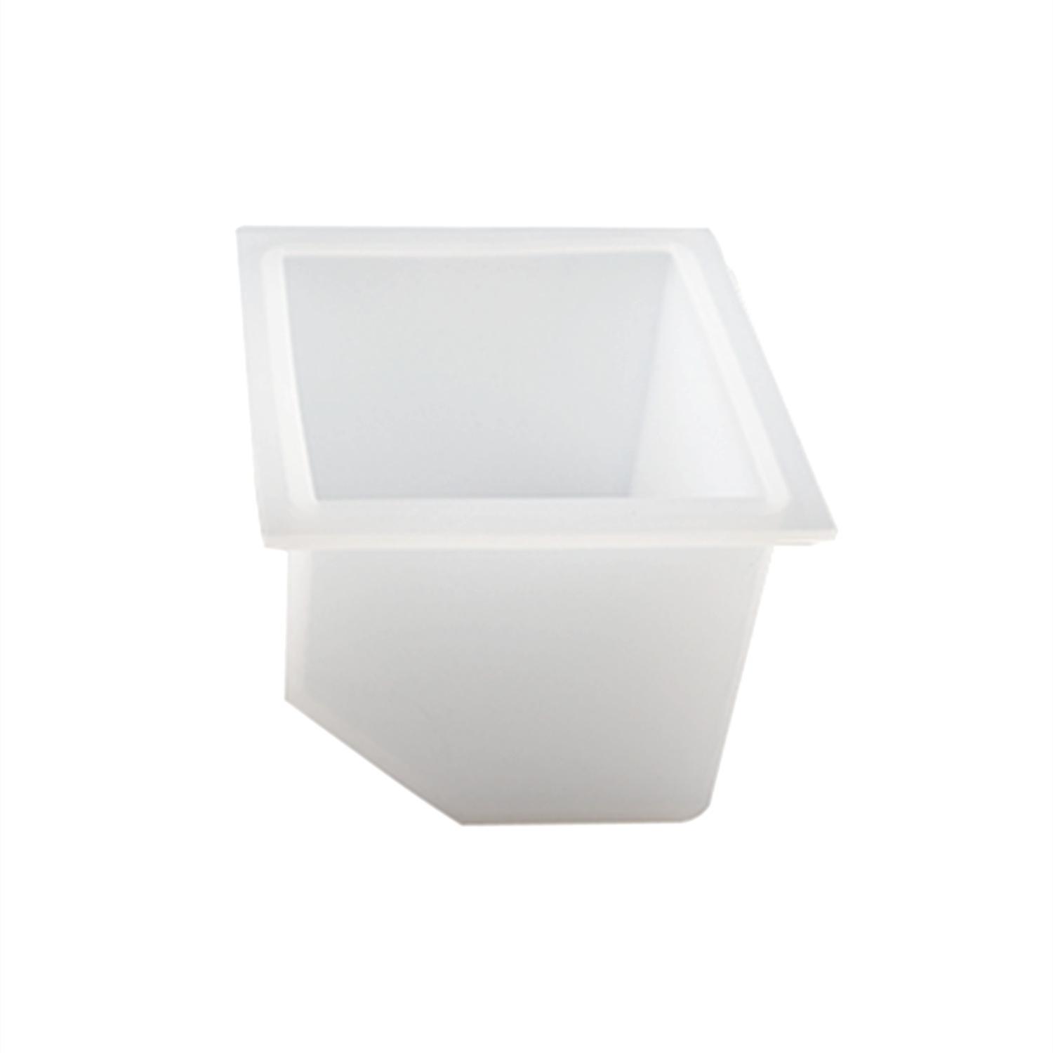 1PC Diy Crystal Resin Dropper Size Cube Oblique Mouth Geometric Mirror Dropper Mold