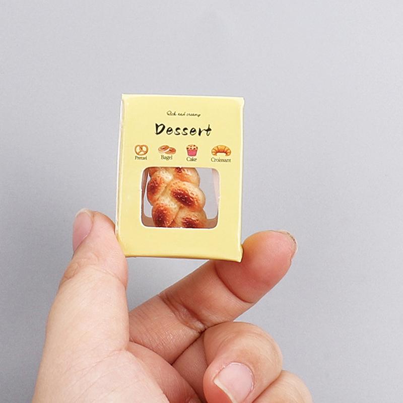 

2 шт. имитация десерта хлеб украшения аксессуары украшения модель игрушки для кукольного домика своими руками