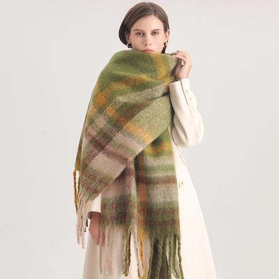 Neuer Herbst Winter Kaschmirschal Männer Frauen Verdickung Warme Schals Koreanisches Halstuch Schal Damenmode Vintage Wickel 220*52cm