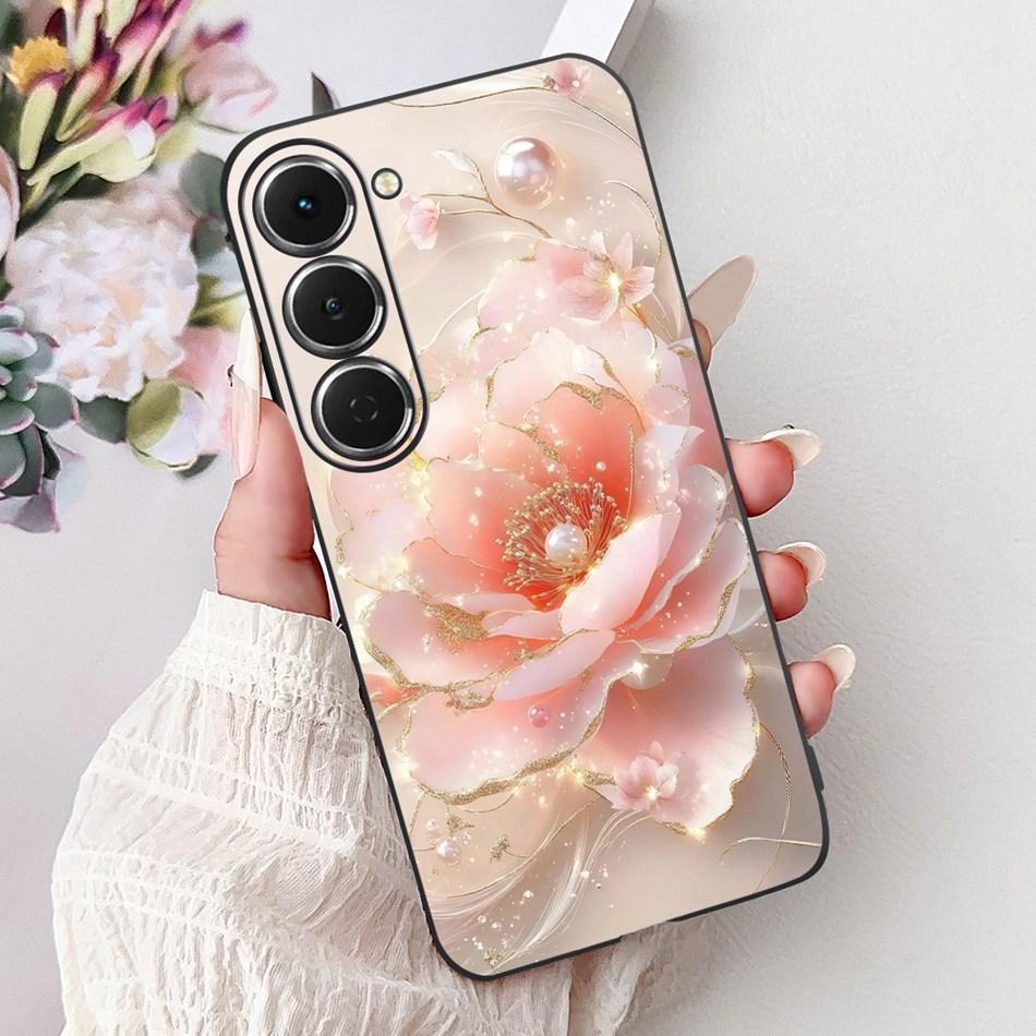 For Tecno Spark 40 Pro / 40 Pro+ Elegant Floral Butterfly Phone Case For Tecno Spark 40Pro Plus KM6 KM7 Soft Silicone TPU Cases