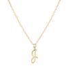 Elegant 26-Letter Uppercase Pendant Necklace: Simple and Fashionable European-American Clavicle Chain with Niche Design