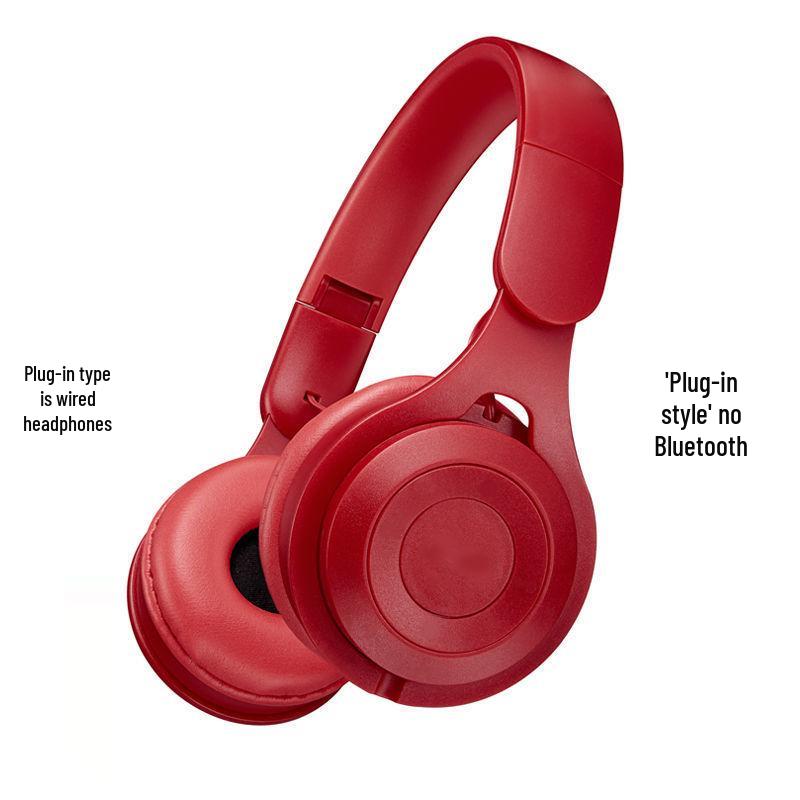 Macaron Sports Folding Over-Ear Wired Headphones - Gaming & Mobile Gift