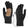 USB Heated Gloves 5V Electric Hand Warmers with 3 Temperature Control Settings Anti-slip Palm Winter Touchscreen Gloves for Men Women Typing