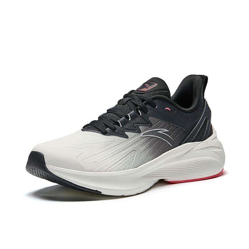 Anta Poison Spike 5 Comfortable Cushioning Non-Slip Wear-Resistant Low-Top Running Shoes Men Running Shoes White Black 912415552-9