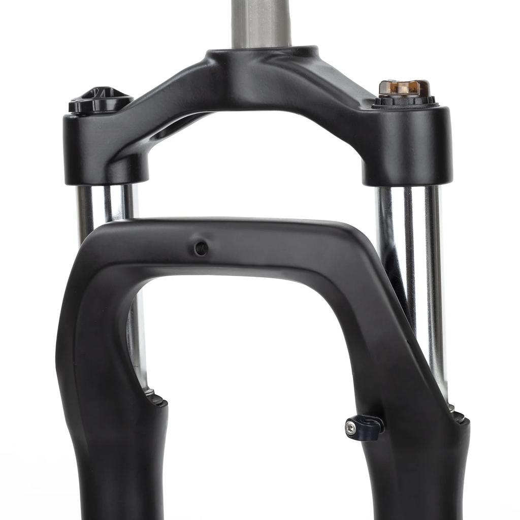 Fat Bike Spring Fork, 20-26", 105mm Travel, 4.0" Tire, Adjustable Spring, Mechanical Lock, 32mm, Disc Brake