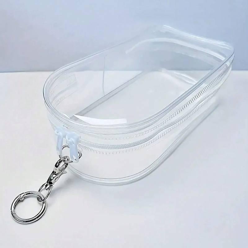 Pvc Storage Clear Bag With Keychain For Bag Decor And Show Desktop