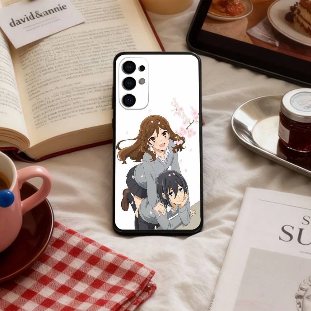 Romantic H-Horimiya   Phone Case For Samsung S 25,24,23,22,30,21,10,9,Ultra,Plus,Lite,FE,4,5 G Soft Black Case