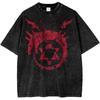 Abbigliamento con Logo Fullmetal Alchemist Uomo Donna Magliette in Cotone a Manica Corta Oversize Retro Lavata Maglietta Harajuku Maglietta Maschile