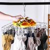 Space-saving Metal Sock Hanger Convenient And Practical Multifunctional Stainless Steel Drying Rack With Hanger