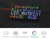Flexible RGB LED Dot Matrix Display: Full-Color, Adjustable Brightness, Bendable, Supports Cascading