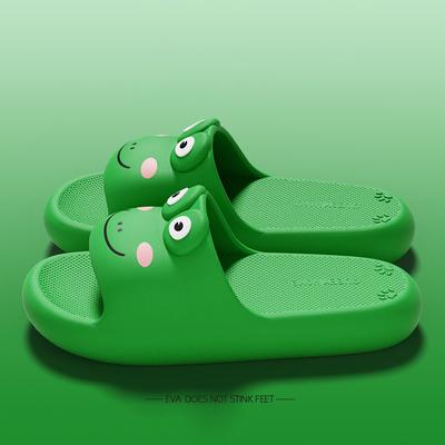 Herren Hausschuhe Sommer Lustiges Tier Frosch Mit Rutschfester Dicker Sohle Sandalen Indoor Outdoor Tragen Niedliche Cartoon Paarschuhe