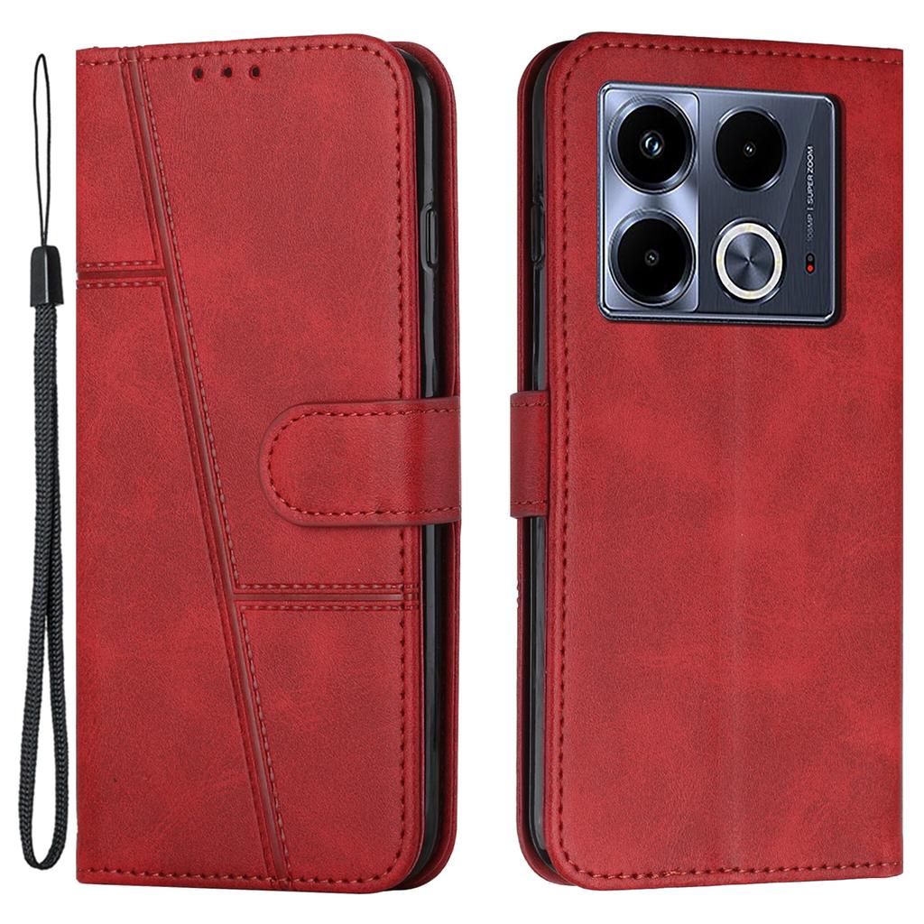 Für Infinix Note 40 5G Hülle Brieftasche PU Leder Handy Ständer Abdeckung