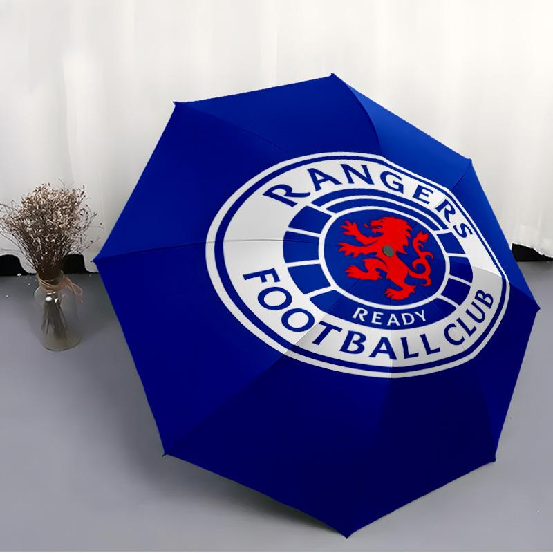 1pc Glasgow Rangers Umbrella, Sun Protection, And UV Shielding. It Has Eight Sturdy Ribs for Outdoor Use And Perfect As a Holiday Gift