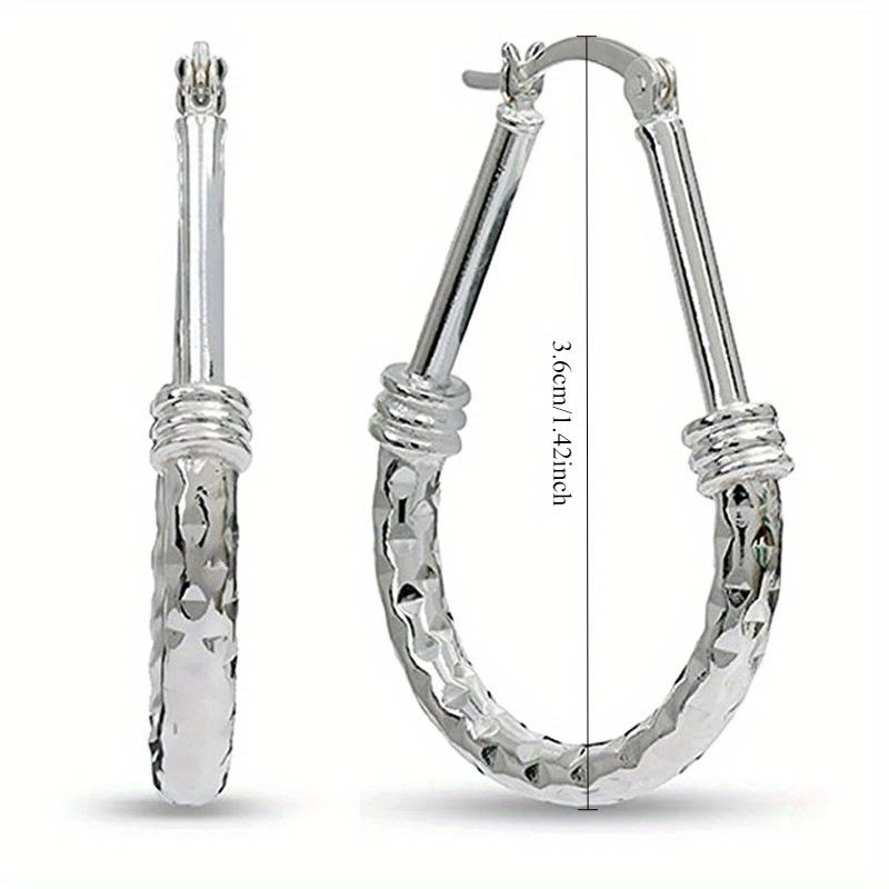 1 Pair, Fashionable and Simple Large Earrings, Earrings, Suitable for Daily Wear