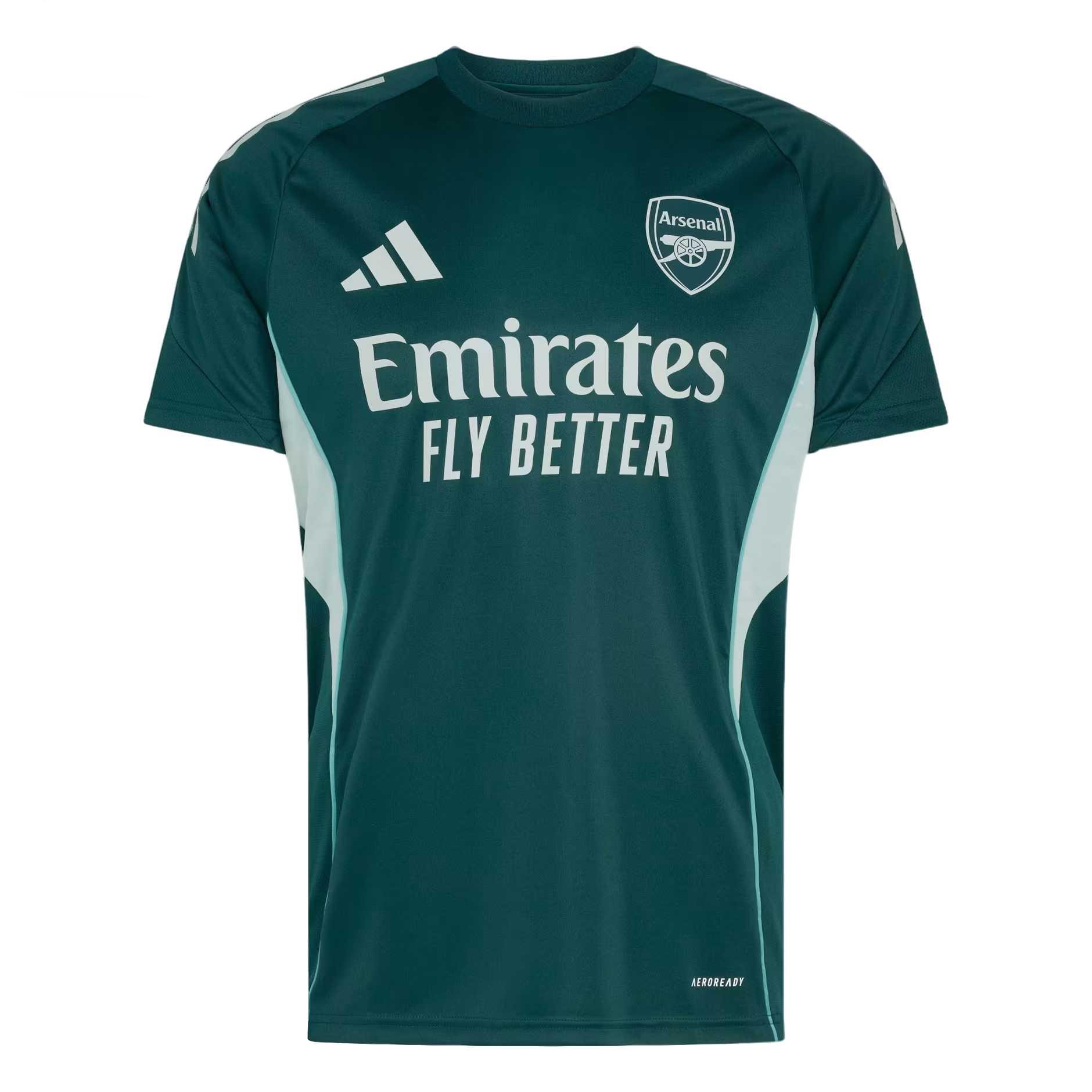 Adidas Aeroready Arsenal Tiro 25 Crew Neck Moisture Wicking Breathable Football Shirt Men tops KB1843 XXXL