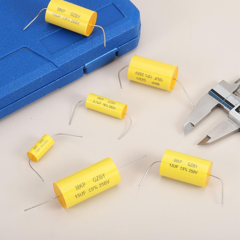 uxcell 2pcs 20uf Frequency Isolation Capacitor 250V Axial Audio Speaker