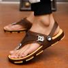Sandals  Men Slippers Outdoor Beach Casual Shoes Zapatos De Hombre Indoor Durable Anti Slip Peep Toe New 2025