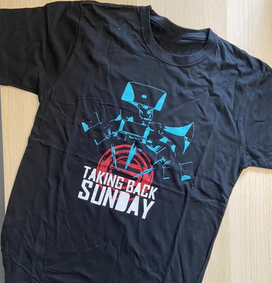 Vtg Taking Back Sunday Band Short Sleeve Cotton Black All Size T Shirt S