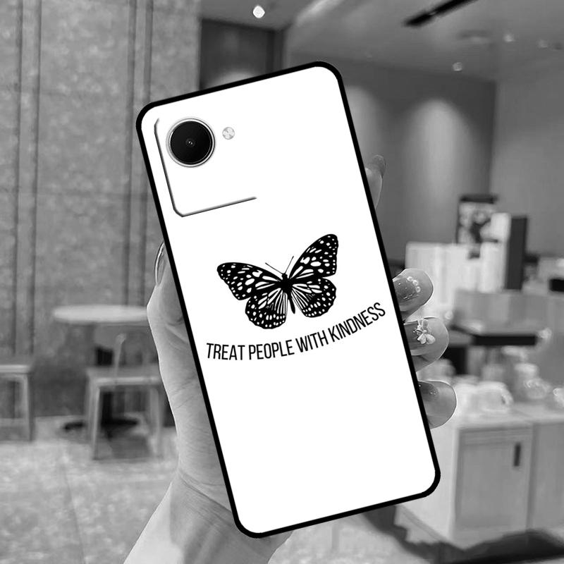 Treat People With Kindness Case For Realme C55 C33 C31 C35 C30 C11 C15 C25s C21Y GT Neo 5 3T 2T 8 9 10 11 Pro Plus
