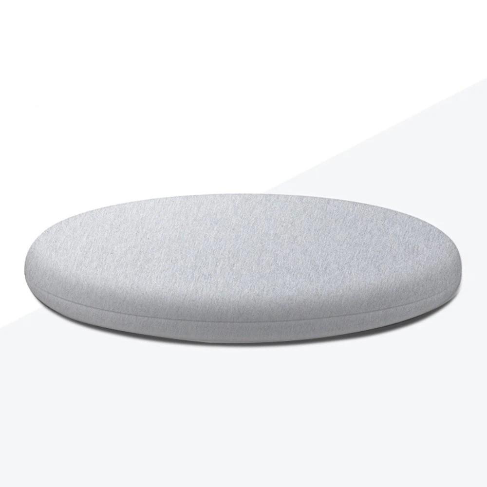 Padded Round Stool Cushion Memory Foam Chair Pad Soft Breathable Seat Pad Home 30cm светло-серый