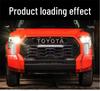 LED Daytime Running Turn Signal Fog Lights for 2022-2025 Toyota Tundra Front Bumper