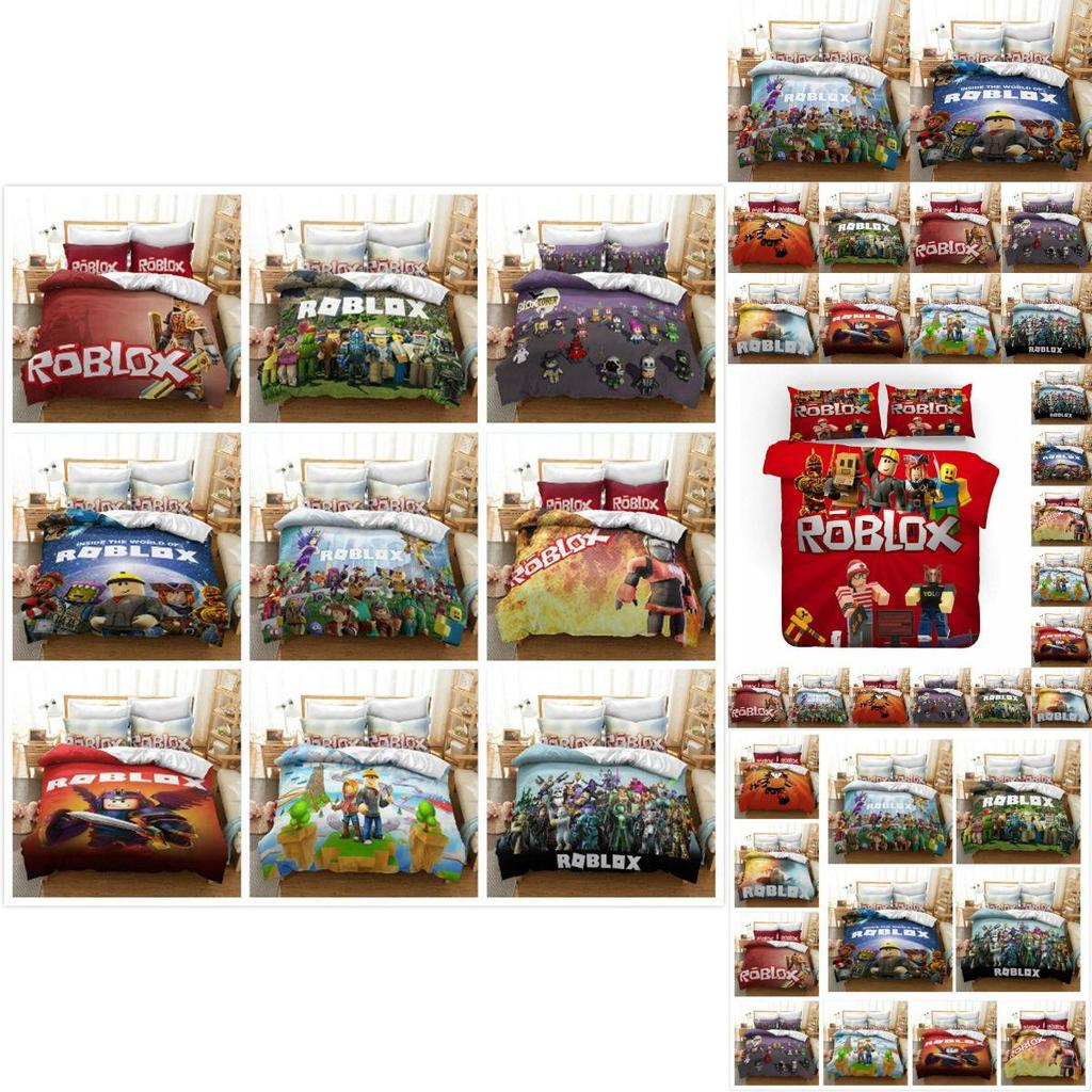 3D Cartoon Anime Daunendecken-Set Hochauflösender Digitaldruck 3-teiliges Bettwäscheset Studentenbettwäsche Bezug Kissenbezüge